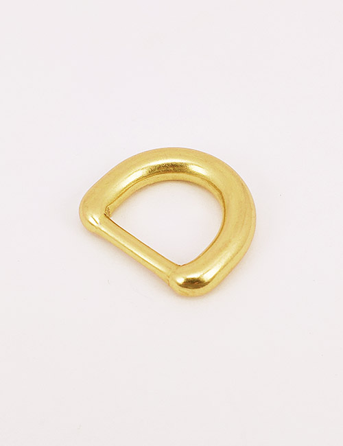 5/8" (15MM),D扣圈扣手袋包肩带连接D字扣宠物绳连接D型扣,铜,VAA5007