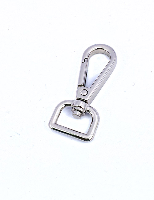 1/2" (14MM),旋转尾环钩扣钥匙扣万向狗扣链条扣,锌合金,WEA4011