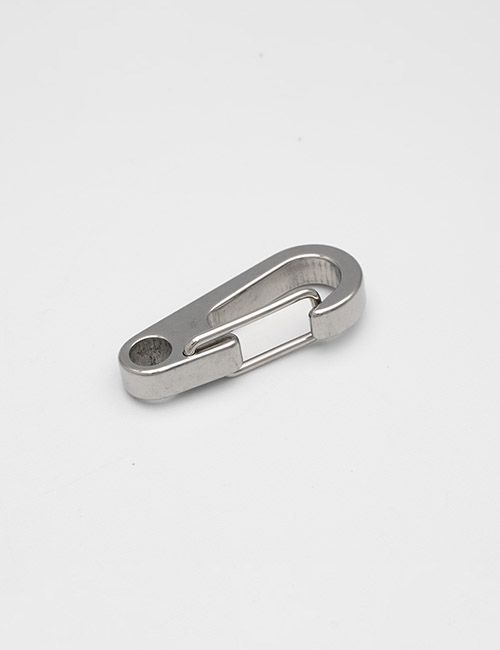 1/4"(5MM), Ganchos a presión rígidos, Acero inoxidable, WBO5001
