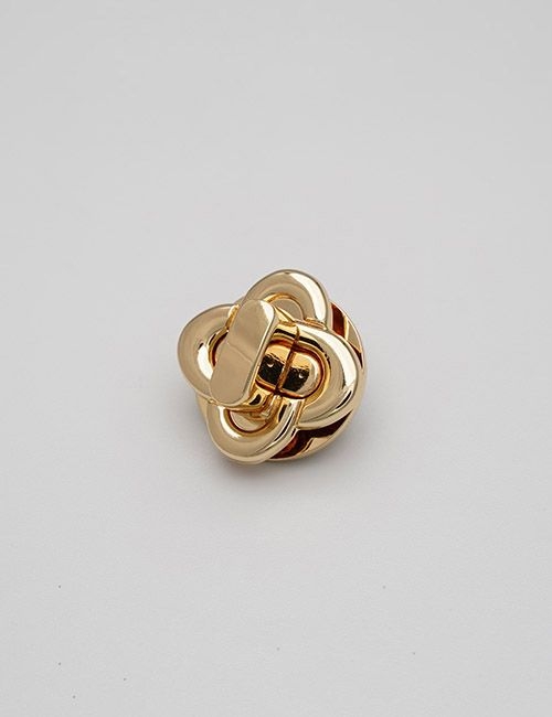 22MM,拧锁手袋金属锁扣箱包转锁,锌合金,SJ035