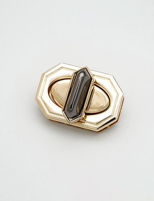23MM,拧锁手袋金属锁扣箱包转锁,锌合金,SJ095