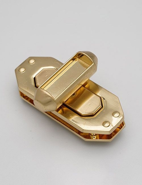 3.8MM,拧锁手袋金属锁扣箱包转锁,锌合金,SJ114