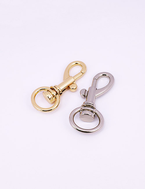 3/4" (18MM),旋转尾环钩扣钥匙扣万向狗扣链条扣,锌合金,WEA8006