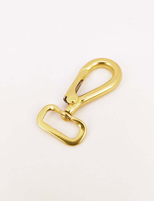 3/4" (20MM),旋转尾环钩扣钥匙扣万向狗扣链条扣,铜,WEB0015