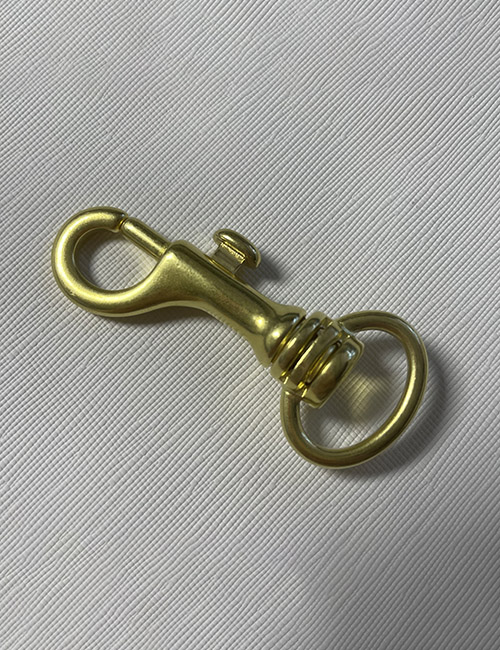 3/4"(20MM),旋转尾环钩扣钥匙扣万向狗扣链条扣,铜,WEB0041