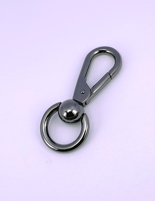 3/4" (20MM),旋转尾环钩扣钥匙扣万向狗扣链条扣,锌合金,WEB0042