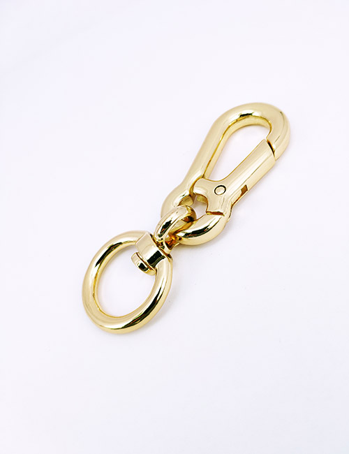 3/4" (20MM),旋转尾环钩扣钥匙扣万向狗扣链条扣,锌合金,WEB0043