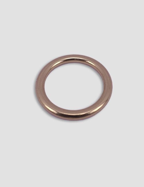 1" (25MM),圆圈扣金属环钥匙连接环开口圈金属圆环,铜,VEB5001