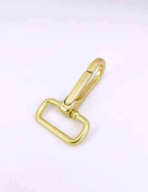 1" (25MM),摆动尾环钩扣钥匙扣狗扣链条扣,铜,WDB5001