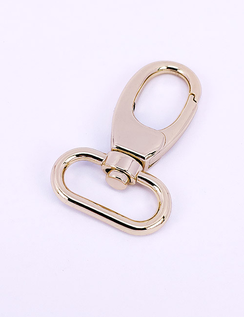 1" (25MM),旋转尾环钩扣钥匙扣万向狗扣链条扣,锌合金,WEB5028