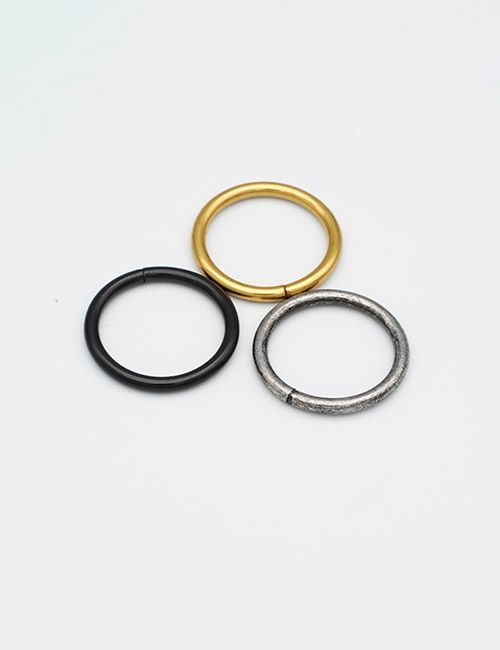 5/8" (15MM), anelli tondi, ferro, VEA5001