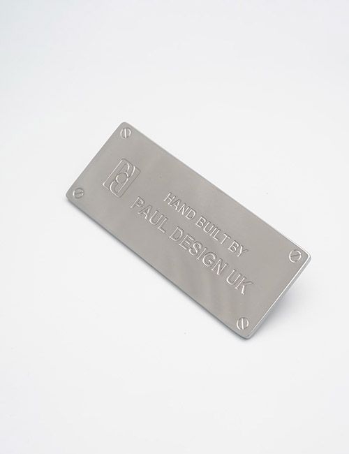 76MM,手袋标牌装饰牌商标LOGO标牌,锌合金,PA019