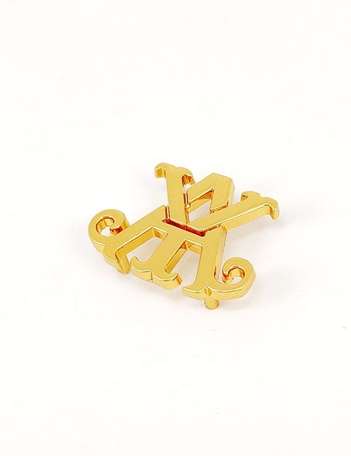 23MM,手袋标牌装饰牌商标LOGO标牌,锌合金,PA048
