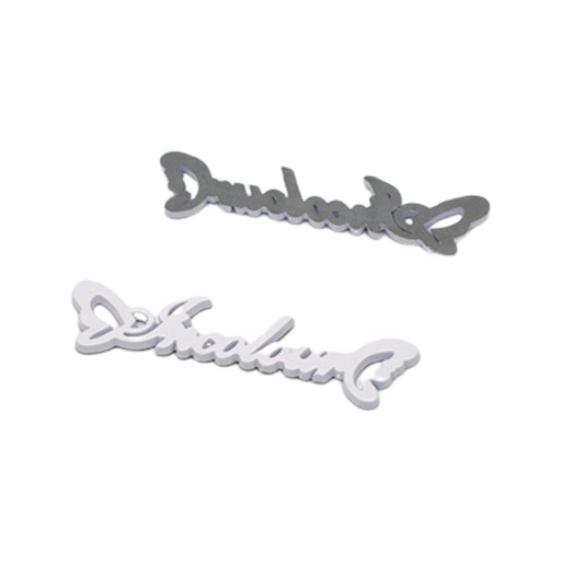 [PA010] 51MM, Logo de la marque, Alliage de zinc, PA010