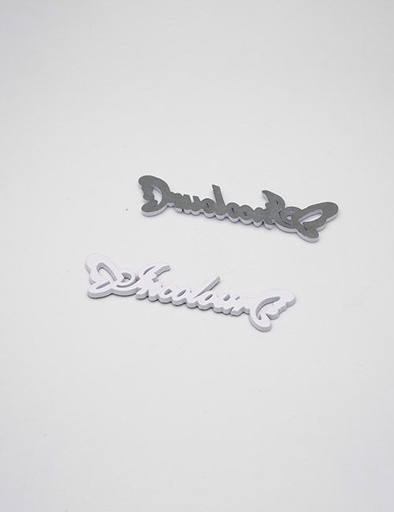 [PA010] 51MM, logotipo de la marca, aleación de zinc, PA010