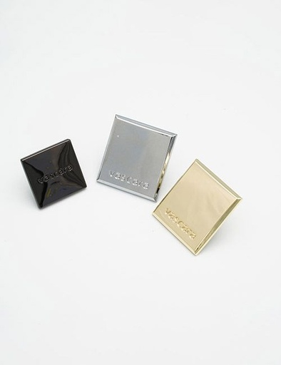 [PA014] 23MM, logotipo de la marca, aleación de zinc, PA014