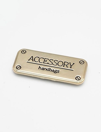 [PA032] 47MM, Brand Logo, Zinc Alloy, PA032