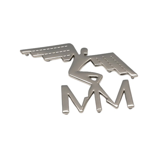 [PA035] 70MM, Brand Logo, Zinc Alloy, PA035
