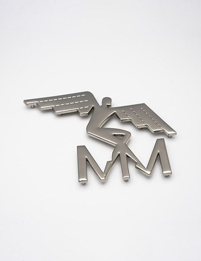 [PA035] 70MM, logotipo de la marca, aleación de zinc, PA035