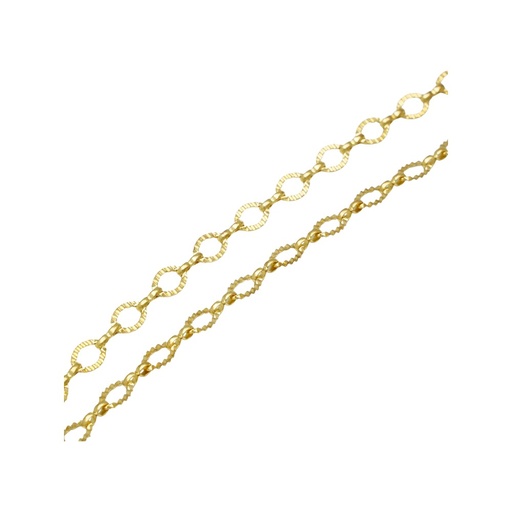 [RB007] Catena fatta a mano, Ottone, RB007