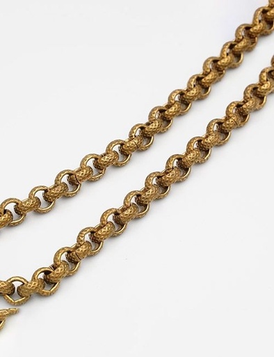 [RE046] Weaving chains, Brass, RE046