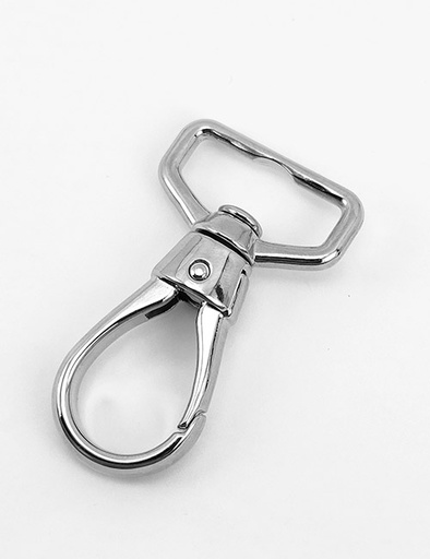 [WEB5033] 1" (25MM),旋转尾环钩扣钥匙扣万向狗扣链条扣,锌合金,WEB5033