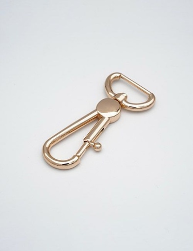 [WEB1004] 3/4" (21MM),旋转尾环钩扣钥匙扣万向狗扣链条扣,锌合金,WEB1004