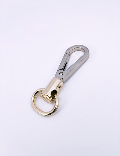 [WEA9009] 3/4" (19MM),旋转尾环钩扣钥匙扣万向狗扣链条扣,锌合金,WEA9009