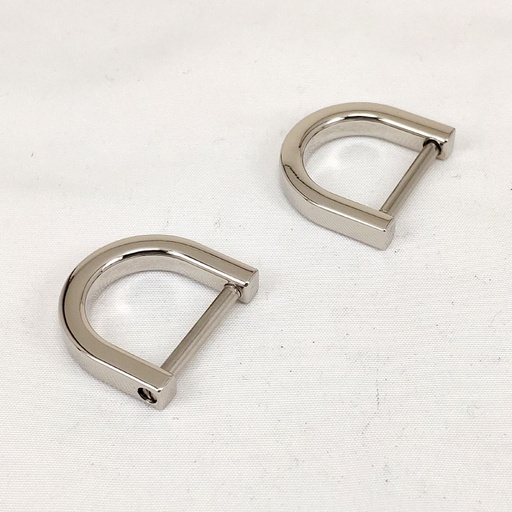 [VAA5012] 5/8"(15.1MM), anneaux en D, alliage de zinc, VAA5012