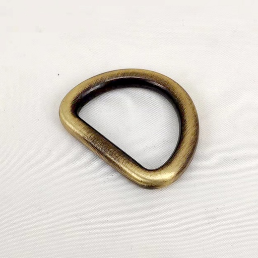 [VAB6004] 1"(26.9MM), anneaux en D, alliage de zinc, VAB6004