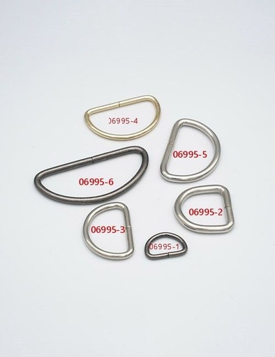 [VAA1002] 1/2"(11MM), D Rings, Iron, VAA1002