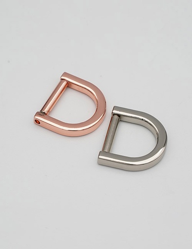 [VAA5006] 5/8"(15MM), anneaux en D, alliage de zinc, VAA5006